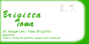 brigitta toma business card